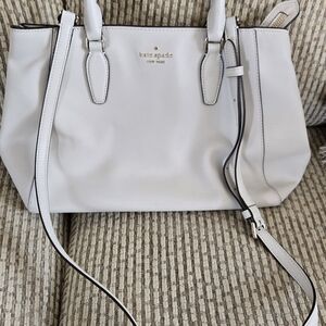 Kate Spade Light Gray Satchel Bag